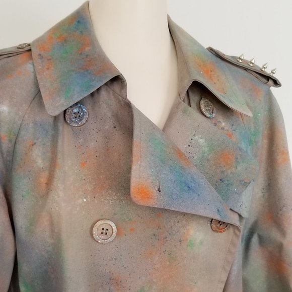 Refashioned Vintage Trench Coat (M/L) - Picture 4 of 16